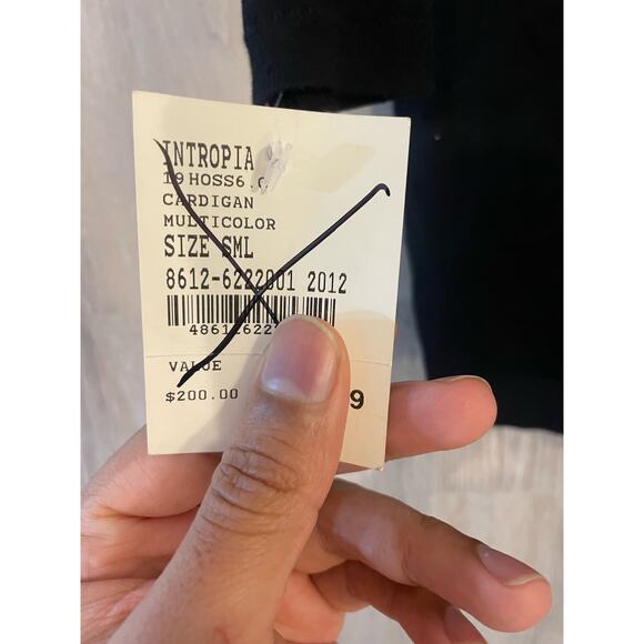 Intropia - Hoss6 Cardigan / Black / S / NWT - Picture 6 of 6